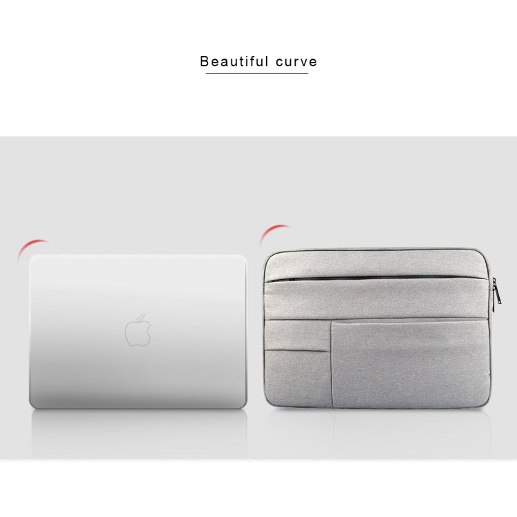 Universal Multiple Pockets Wearable Oxford Cloth Soft Portable Leisurely Laptop Tablet Bag, For 14 inch and Below Macbook, Samsung, Lenovo, Sony, DELL Alienware, CHUWI, ASUS, HP(navy) - 15 inch by PMC TechLife | Online Shopping South Africa | PMC TechLife | Buy Now Pay Later Mobicred