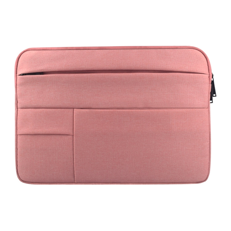 Universal Multiple Pockets Wearable Oxford Cloth Soft Portable Leisurely Laptop Tablet Bag, For 15.6 inch and Below Macbook, Samsung, Lenovo, Sony, DELL Alienware, CHUWI, ASUS, HP (Pink) - 15.6 - 17 inch by PMC TechLife | Online Shopping South Africa | PMC TechLife | Buy Now Pay Later Mobicred