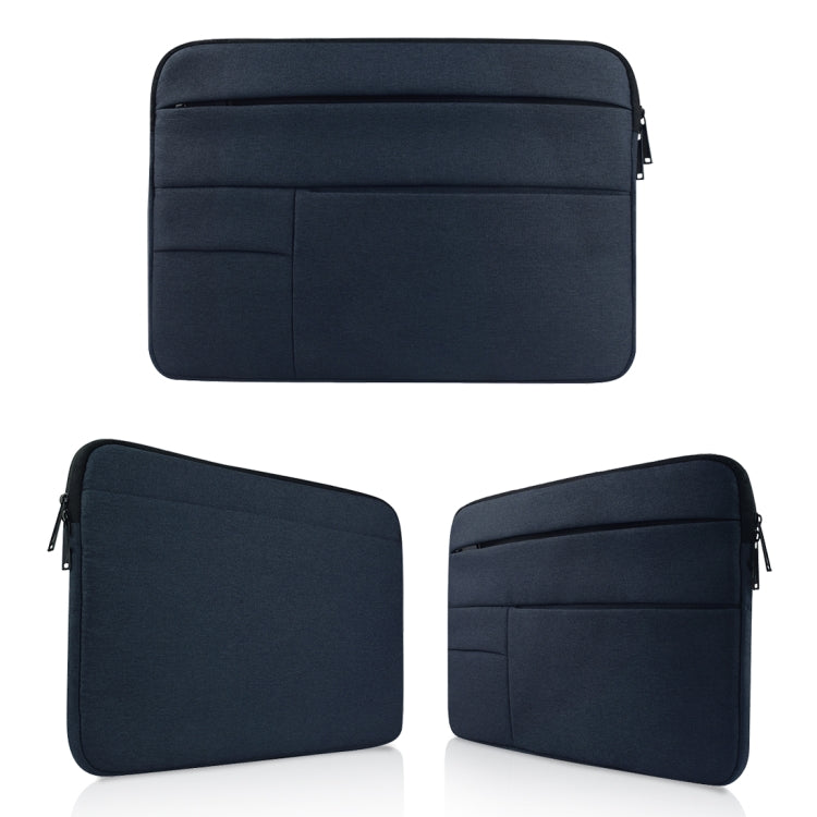 Universal Multiple Pockets Wearable Oxford Cloth Soft Portable Leisurely Laptop Tablet Bag, For 15.6 inch and Below Macbook, Samsung, Lenovo, Sony, DELL Alienware, CHUWI, ASUS, HP (navy) - free shipping - PMC TechLife - Order now!