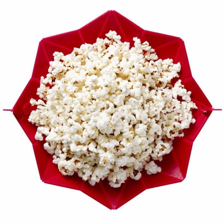 2 PCS Creative Foldable Silicone Microwave Popcorn Maker(Red) - free shipping - PMC TechLife - Order now!