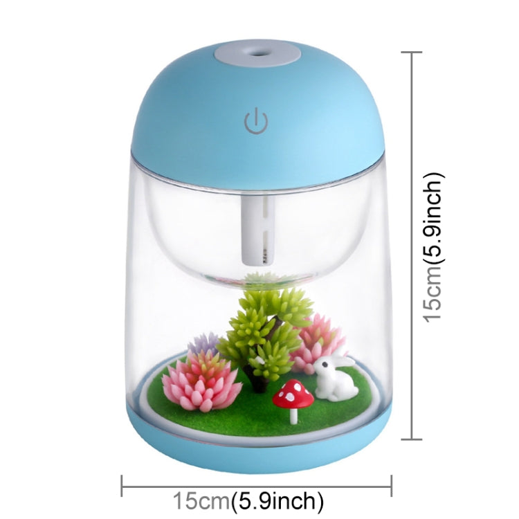 Imycoo WT602 2W Portable Mini Micro Landscape Design USB Charge Aromatherapy Air Humidifier with LED Colorful Light, Water Tank Capacity: 180ml, DC 5V(Blue) - Air Purifiers & Accessories by PMC TechLife | Online Shopping South Africa | PMC TechLife | Buy Now Pay Later Mobicred