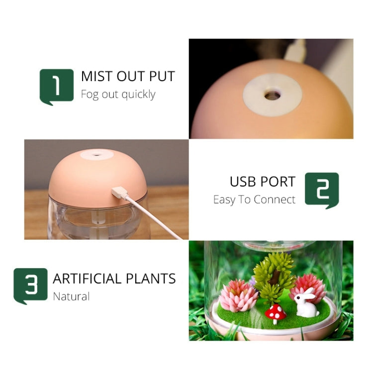 Imycoo WT602 2W Portable Mini Micro Landscape Design USB Charge Aromatherapy Air Humidifier with LED Colorful Light, Water Tank Capacity: 180ml, DC 5V(Blue) - Air Purifiers & Accessories by PMC TechLife | Online Shopping South Africa | PMC TechLife | Buy Now Pay Later Mobicred