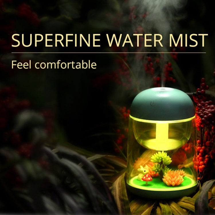 Imycoo WT602 2W Portable Mini Micro Landscape Design USB Charge Aromatherapy Air Humidifier with LED Colorful Light, Water Tank Capacity: 180ml, DC 5V(Blue) - Air Purifiers & Accessories by PMC TechLife | Online Shopping South Africa | PMC TechLife | Buy Now Pay Later Mobicred