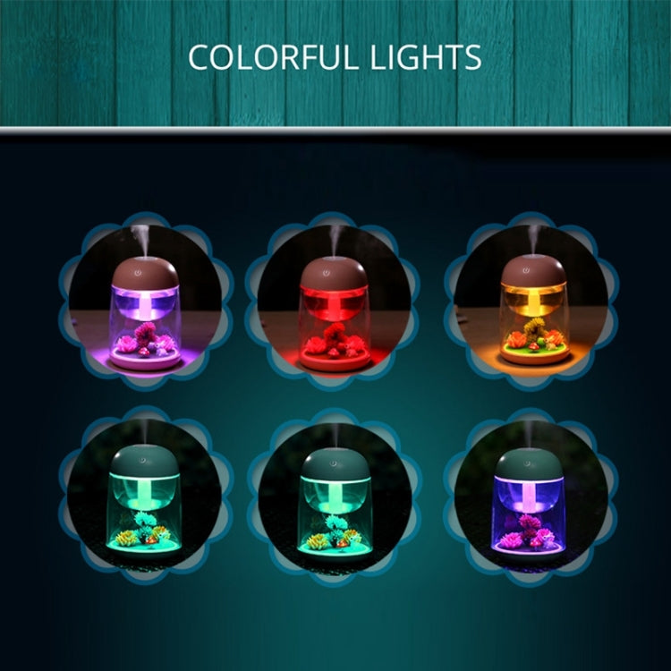 Imycoo WT602 2W Portable Mini Micro Landscape Design USB Charge Aromatherapy Air Humidifier with LED Colorful Light, Water Tank Capacity: 180ml, DC 5V(Blue) - Air Purifiers & Accessories by PMC TechLife | Online Shopping South Africa | PMC TechLife | Buy Now Pay Later Mobicred