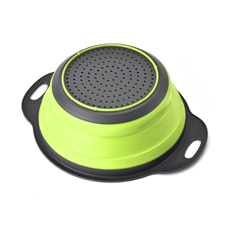 Creative Folding Vegetables Fruits Storage Basket Organizer Drain Basket, L, Size: 29.5*23.5*10cm (Green) - Gadgets by PMC TechLife | Online Shopping South Africa | PMC TechLife | Buy Now Pay Later Mobicred