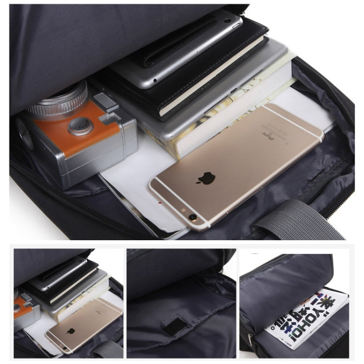 Universal Multi-Function Oxford Cloth Laptop Computer Shoulders Bag Business Backpack Students Bag, Size: 40x28x12cm, For 14 inch and Below Macbook, Samsung, Lenovo, Sony, DELL Alienware, CHUWI, ASUS, HP(Black) - Backpack by PMC Jewellery | Online Shopping South Africa | PMC Jewellery | Buy Now Pay Later Mobicred