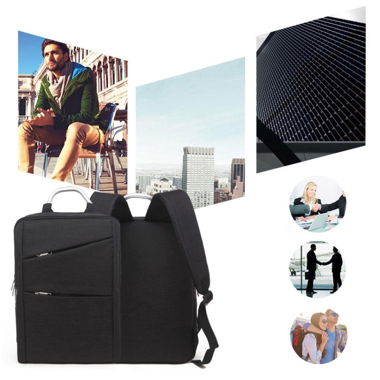 Universal Multi-Function Oxford Cloth Laptop Computer Shoulders Bag Business Backpack Students Bag, Size: 40x28x12cm, For 14 inch and Below Macbook, Samsung, Lenovo, Sony, DELL Alienware, CHUWI, ASUS, HP(Black) - Backpack by PMC Jewellery | Online Shopping South Africa | PMC Jewellery | Buy Now Pay Later Mobicred