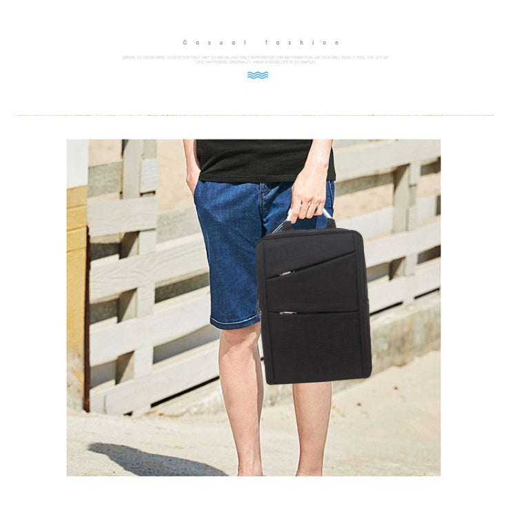Universal Multi-Function Oxford Cloth Laptop Computer Shoulders Bag Business Backpack Students Bag, Size: 40x28x12cm, For 14 inch and Below Macbook, Samsung, Lenovo, Sony, DELL Alienware, CHUWI, ASUS, HP(Black) - Backpack by PMC Jewellery | Online Shopping South Africa | PMC Jewellery | Buy Now Pay Later Mobicred
