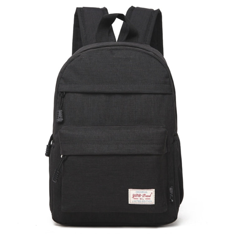 Universal Multi-Function Canvas Cloth Laptop Computer Shoulders Backpack Students Bag for 13-15 inch, Size: 36x25x10cm(Black) - Backpack by PMC Jewellery | Online Shopping South Africa | PMC Jewellery | Buy Now Pay Later Mobicred