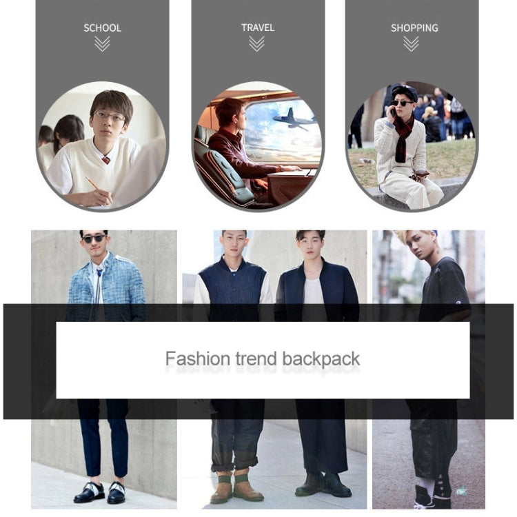 Universal Multi-Function Canvas Cloth Laptop Computer Shoulders Backpack Students Bag for 13-15 inch, Size: 36x25x10cm(Blue) - Backpack by PMC Jewellery | Online Shopping South Africa | PMC Jewellery | Buy Now Pay Later Mobicred