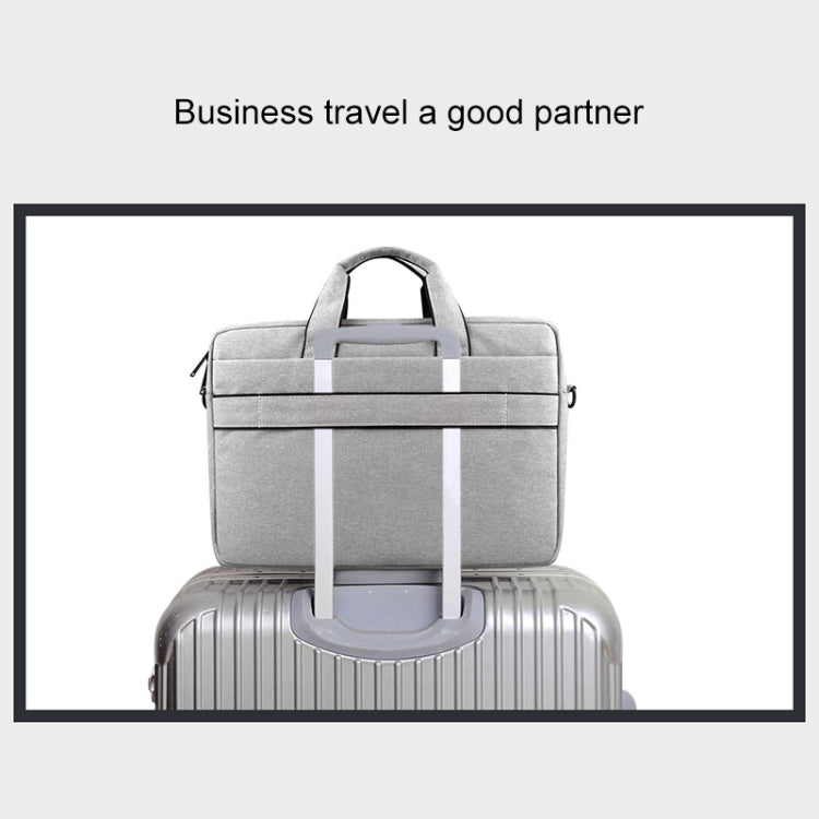 Breathable Wear-resistant Thin and Light Fashion Shoulder Handheld Zipper Laptop Bag with Shoulder Strap, For 14.0 inch and Below Macbook, Samsung, Lenovo, Sony, DELL Alienware, CHUWI, ASUS, HP (Pink) - 14.1 inch by PMC Jewellery | Online Shopping South Africa | PMC Jewellery | Buy Now Pay Later Mobicred