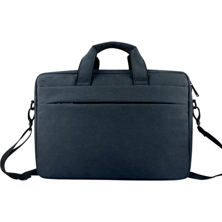 Breathable Wear-resistant Thin and Light Fashion Shoulder Handheld Zipper Laptop Bag with Shoulder Strap, For 14.0 inch and Below Macbook, Samsung, Lenovo, Sony, DELL Alienware, CHUWI, ASUS, HP (Navy Blue) - 14.1 inch by PMC Jewellery | Online Shopping South Africa | PMC Jewellery | Buy Now Pay Later Mobicred
