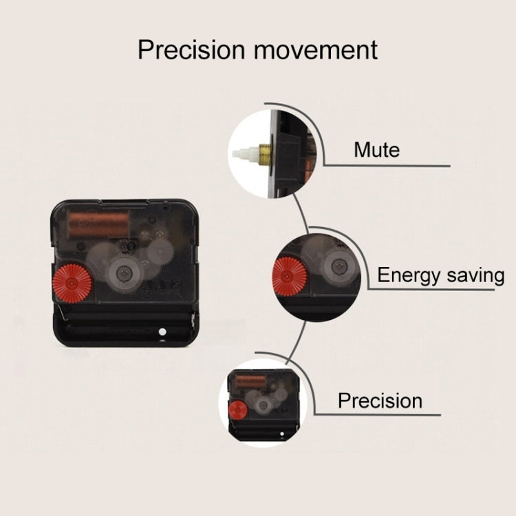 Retro Wooden Round Single-sided Gear Clock Arabic Number Wall Clock, Diameter: 30cm (Gold) - Wall Clock by PMc TechLife | Online Shopping South Africa | PMc TechLife | Buy Now Pay Later Mobicred