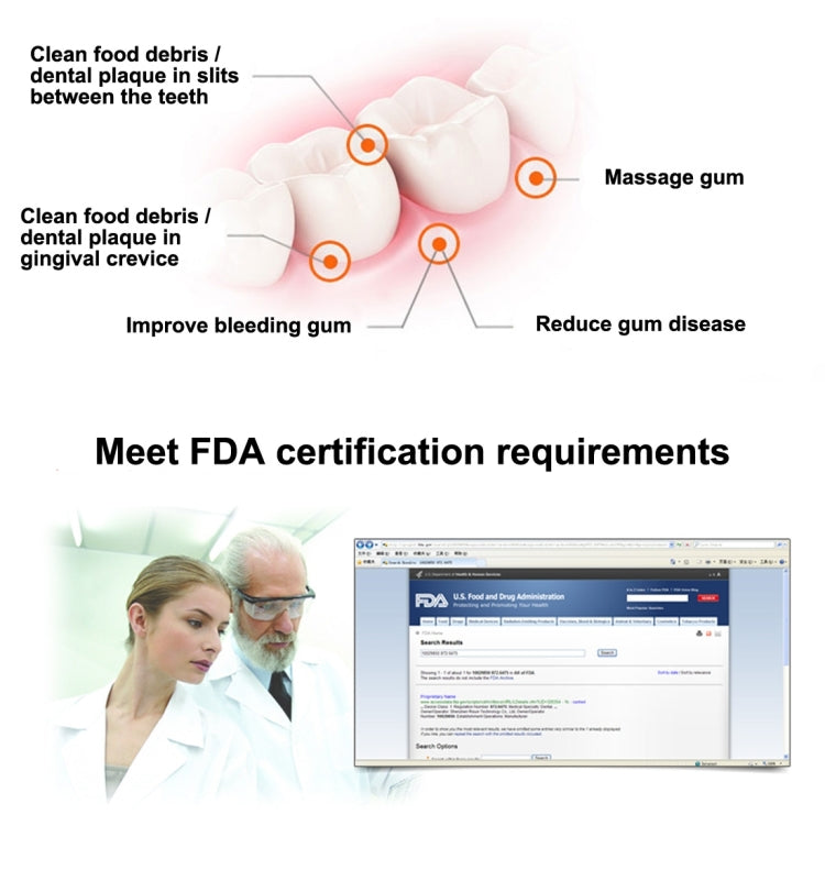 2 PCS 5901 Replacement Nozzles for Prooral 5002 (HC7705) Oral Irrigator - Dental Tools by PMC TechLife | Online Shopping South Africa | PMC TechLife | Buy Now Pay Later Mobicred