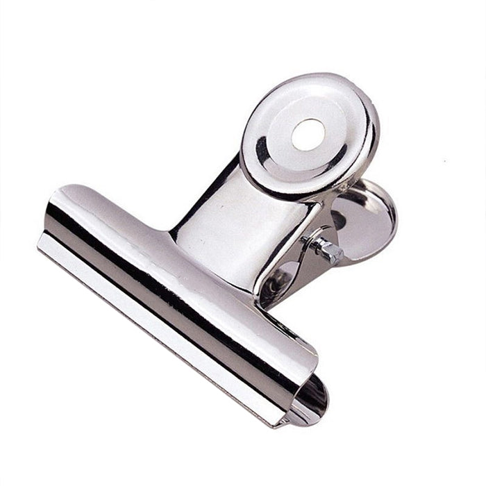 100PCS 22mm Silver Metal Stainless Steel Round Clip Notes Letter Paper Clip Office Bind Clip - File Folder by PMC TechLife | Online Shopping South Africa | PMC TechLife