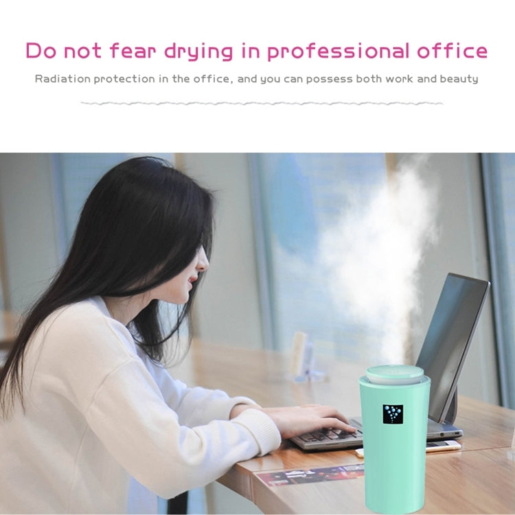 Small-3 2W Humidifier Moisture Meter Moisturizing Instrument with LED Night Light, Water Tank Capacity: 260ml(Blue) - Air Purifiers & Accessories by PMC TechLife | Online Shopping South Africa | PMC TechLife | Buy Now Pay Later Mobicred