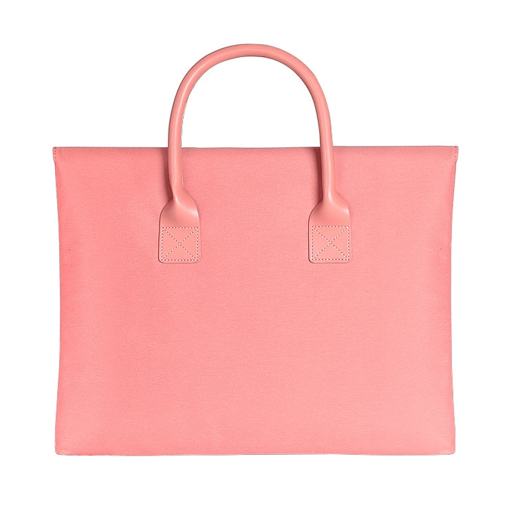 15.4 inch Universal Wearable Soft Handle Portable Laptop Tablet Bag, For Macbook, Samsung, Lenovo, Sony, DELL Alienware, CHUWI, ASUS, HP(Pink) - 15 inch by PMC TechLife | Online Shopping South Africa | PMC TechLife | Buy Now Pay Later Mobicred
