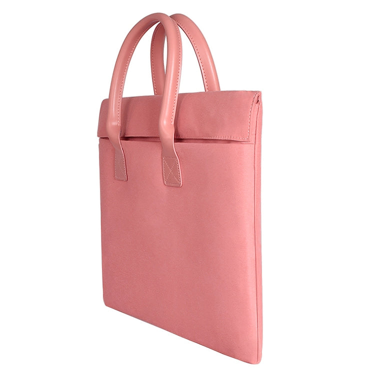 15.4 inch Universal Wearable Soft Handle Portable Laptop Tablet Bag, For Macbook, Samsung, Lenovo, Sony, DELL Alienware, CHUWI, ASUS, HP(Pink) - 15 inch by PMC TechLife | Online Shopping South Africa | PMC TechLife | Buy Now Pay Later Mobicred
