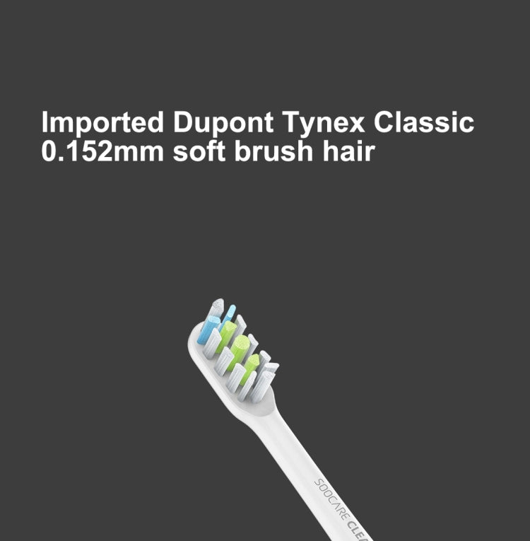 2 PCS Original Xiaomi Youpin General Cleaning Replacement Brush Heads for Xiaomi Soocare Sonic Electric Toothbrush (HC7711W)(Black) - Replacement Brush Heads by Xiaomi | Online Shopping South Africa | PMC TechLife | Buy Now Pay Later Mobicred