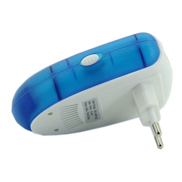 6W Electronic Ultrasonic Electromagnetic Wave Anti Mosquito Rat Insect Pest Repeller with Light, EU Plug, AC 90-240V, Random Color Delivery (Blue) - Repellents by PMC TechLife | Online Shopping South Africa | PMC TechLife | Buy Now Pay Later Mobicred
