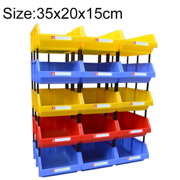 Thickened Oblique Plastic Box Combined Parts Box Material Box, Random Color Delivery, Size: 35cm x 20cm x 15cm - Storage Bags & Boxes by PMC TechLife | Online Shopping South Africa | PMC TechLife | Buy Now Pay Later Mobicred