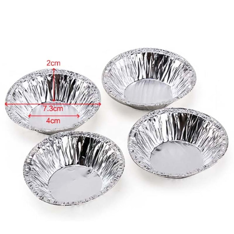 100pcs / Pack  Aluminum Foil Egg Tart Cup Cake Holder, Size: 7.5 x 4 x 2cm - Food Molds by PMC TechLife | Online Shopping South Africa | PMC TechLife | Buy Now Pay Later Mobicred
