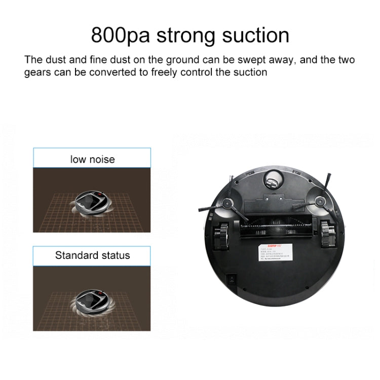 FD-3RSW(IB)CS 800Pa Suction Smart Household Vacuum Cleaner Clean Robot with Remote Control - Robot Vacuum Cleaner by PMC TechLife | Online Shopping South Africa | PMC TechLife | Buy Now Pay Later Mobicred