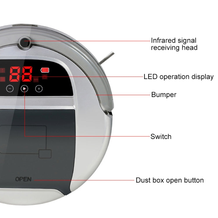 FD-3RSW(IIC)CS 1000Pa Large Suction Smart Household Vacuum Cleaner Clean Robot - Robot Vacuum Cleaner by PMC TechLife | Online Shopping South Africa | PMC TechLife | Buy Now Pay Later Mobicred
