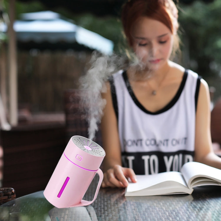 ML-S2 Water Cup Shape Intelligent Mute LED Night Light Atomized Humidifier Air humidification Machine(Pink) - free shipping - PMC TechLife - Order now!