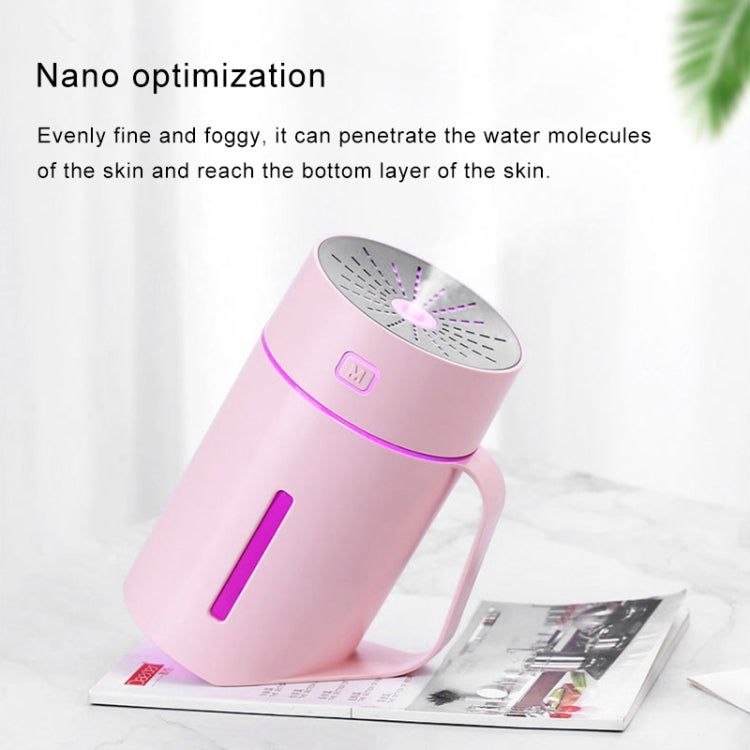 ML-S2 Water Cup Shape Intelligent Mute LED Night Light Atomized Humidifier Air humidification Machine(Pink) - free shipping - PMC TechLife - Order now!