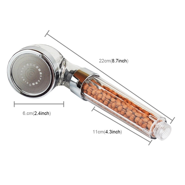 PC Negative Ions Shower Head, Size: Small, Interface:  2cm(Transparent) - Shower Head by PMC TechLife | Online Shopping South Africa | PMC TechLife | Buy Now Pay Later Mobicred