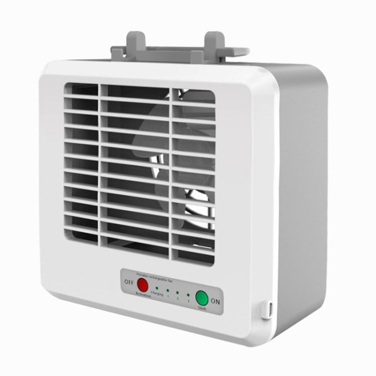Portable Mini Silent Household Energy Saving Desktop Air Conditioner Fan Electric Air Cooler(White) - Electric Fans by PMC TechLife | Online Shopping South Africa | PMC TechLife