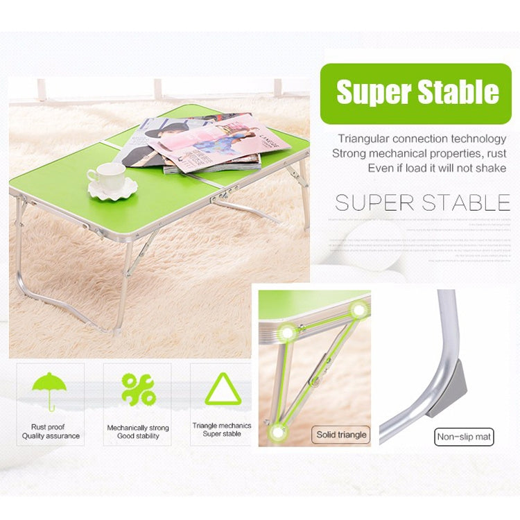 Plastic Mat Adjustable Portable Laptop Table Folding Stand Computer Reading Desk Bed Tray (Sapphire Blue) - Laptop Stand by PMC TechLife | Online Shopping South Africa | PMC TechLife | Buy Now Pay Later Mobicred