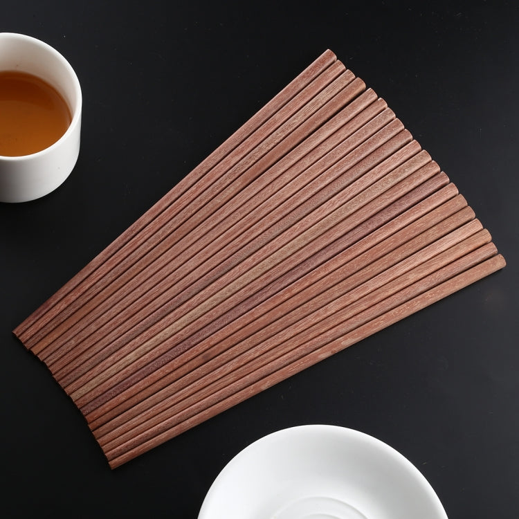 10 Pairs Natural Red Sandal Wood Non-slip Chopsticks - Cutlery Sets by PMc TechLife | Online Shopping South Africa | PMc TechLife | Buy Now Pay Later Mobicred