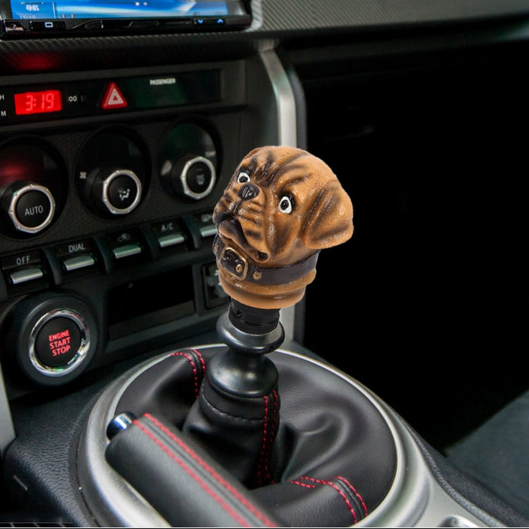 Bulldog Shaped Universal Vehicle Car Shifter Cover Manual Automatic Gear Shift Knob - Shift Knob by PMC TechLife | Online Shopping South Africa | PMC TechLife | Buy Now Pay Later Mobicred