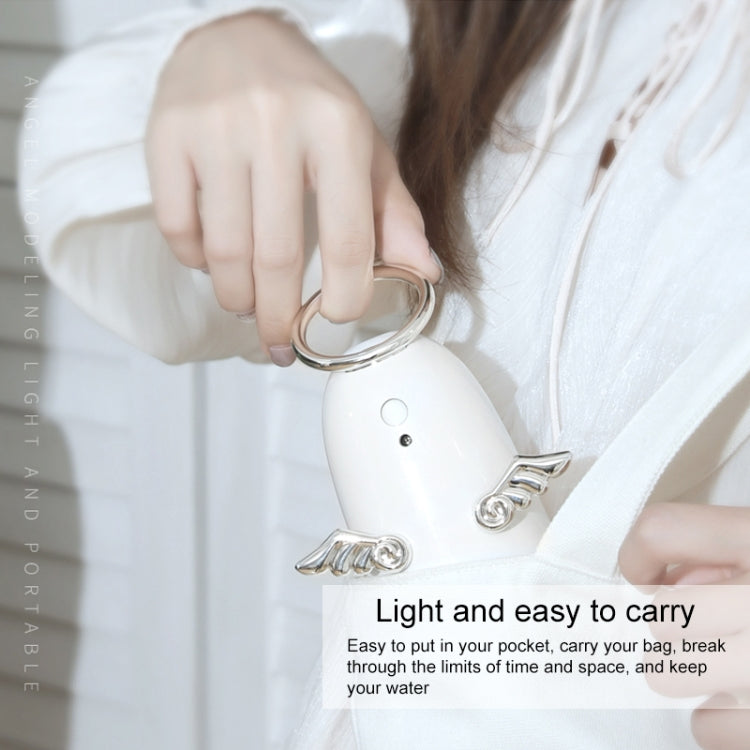 TSHM0 Mini Angel Atomizing Humidifier with Colorful Night Lights, Water Tank Capacity: 230mL (Silver) - free shipping - PMC TechLife - Order now!