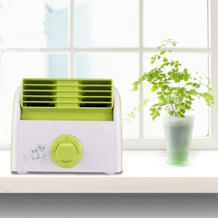 30W Turbine No Blade Mini Desktop Mute Fan for Dormitory / Bedroom / Living Room / Office, 3 Kinds Speed Modes, AC 220V(Green) - Electric Fans by PMC TechLife | Online Shopping South Africa | PMC TechLife | Buy Now Pay Later Mobicred