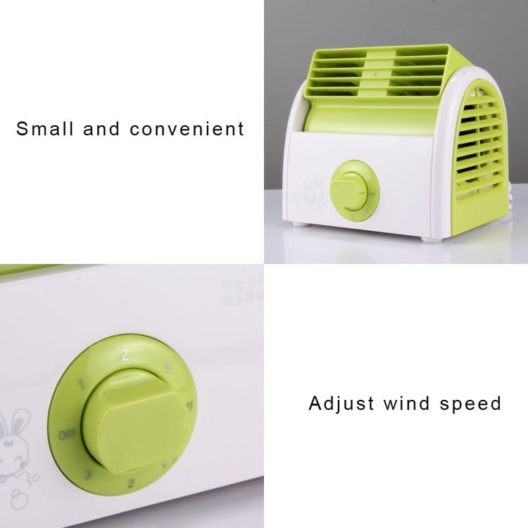 30W Turbine No Blade Mini Desktop Mute Fan for Dormitory / Bedroom / Living Room / Office, 3 Kinds Speed Modes, AC 220V(Green) - Electric Fans by PMC TechLife | Online Shopping South Africa | PMC TechLife | Buy Now Pay Later Mobicred