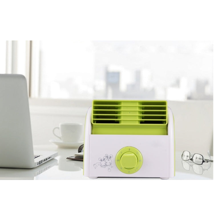 30W Turbine No Blade Mini Desktop Mute Fan for Dormitory / Bedroom / Living Room / Office, 3 Kinds Speed Modes, AC 220V(Green) - Electric Fans by PMC TechLife | Online Shopping South Africa | PMC TechLife | Buy Now Pay Later Mobicred