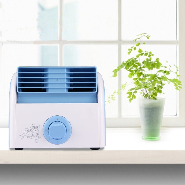 30W Turbine No Blade Mini Desktop Mute Fan for Dormitory / Bedroom / Living Room / Office, 3 Kinds Speed Modes, AC 220V(Blue) - Electric Fans by PMC TechLife | Online Shopping South Africa | PMC TechLife | Buy Now Pay Later Mobicred