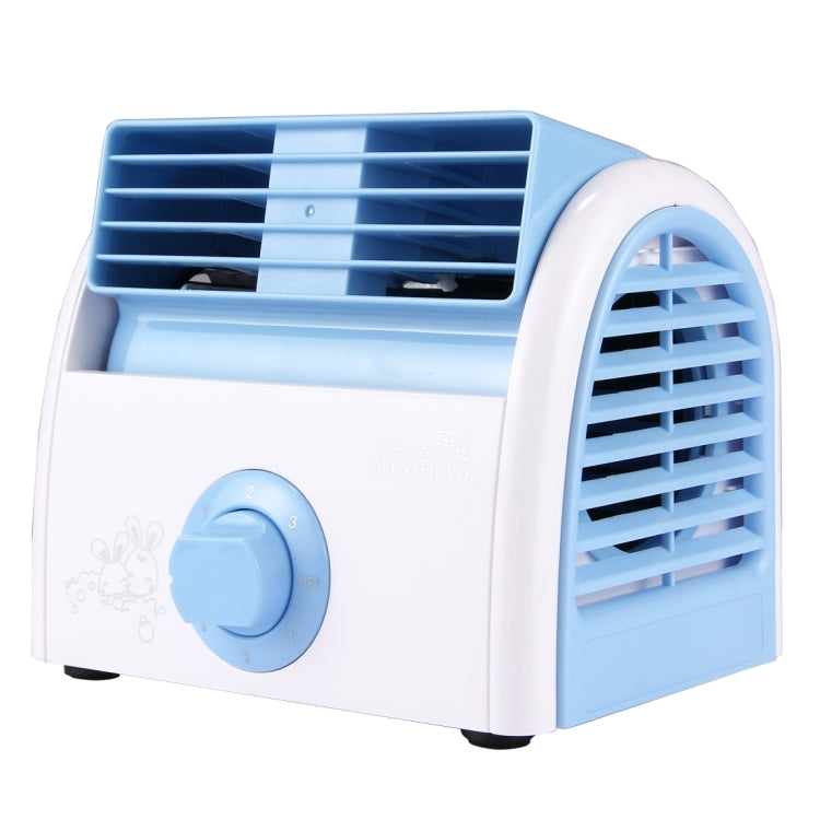 30W Turbine No Blade Mini Desktop Mute Fan for Dormitory / Bedroom / Living Room / Office, 3 Kinds Speed Modes, AC 220V(Blue) - Electric Fans by PMC TechLife | Online Shopping South Africa | PMC TechLife | Buy Now Pay Later Mobicred