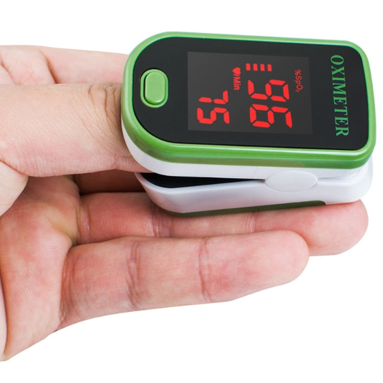 Finger Pulse Oximete LED HD Display Portable Oximeter Equipment Blood Oxygen Monitor Pulse Oximeter(Green) - Finger Pulse Oximeter by PMC TechLife | Online Shopping South Africa | PMC TechLife | Buy Now Pay Later Mobicred