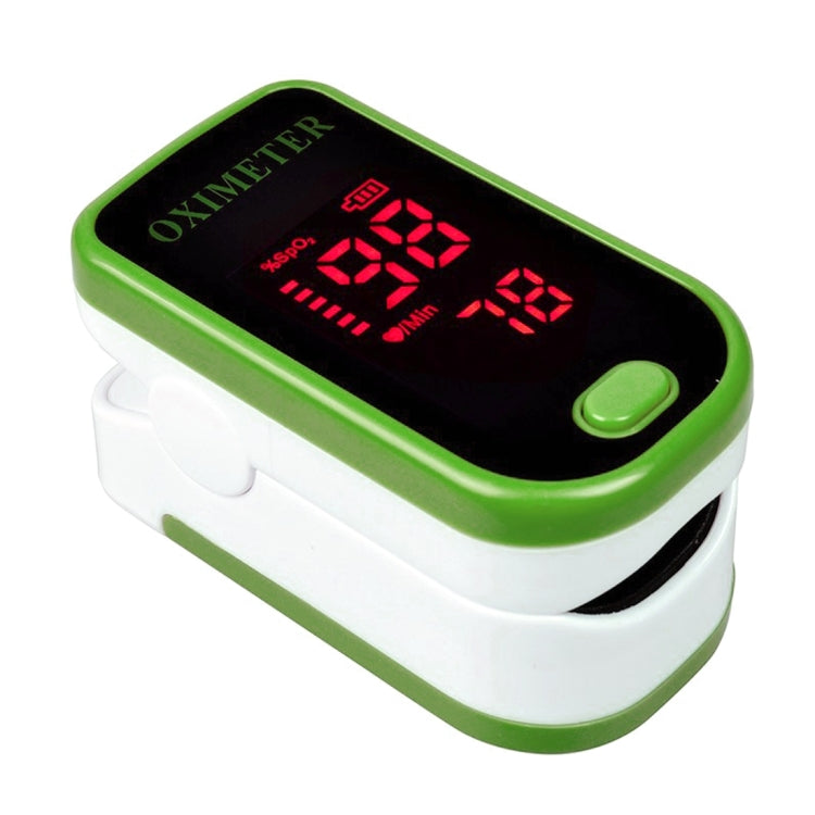 Finger Pulse Oximete LED HD Display Portable Oximeter Equipment Blood Oxygen Monitor Pulse Oximeter(Green) - Finger Pulse Oximeter by PMC TechLife | Online Shopping South Africa | PMC TechLife | Buy Now Pay Later Mobicred