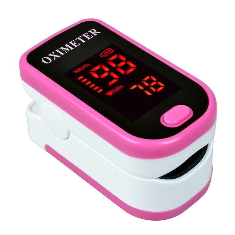 Finger Pulse Oximete LED HD Display Portable Oximeter Equipment Blood Oxygen Monitor Pulse Oximeter(Magenta) - Finger Pulse Oximeter by PMC TechLife | Online Shopping South Africa | PMC TechLife | Buy Now Pay Later Mobicred