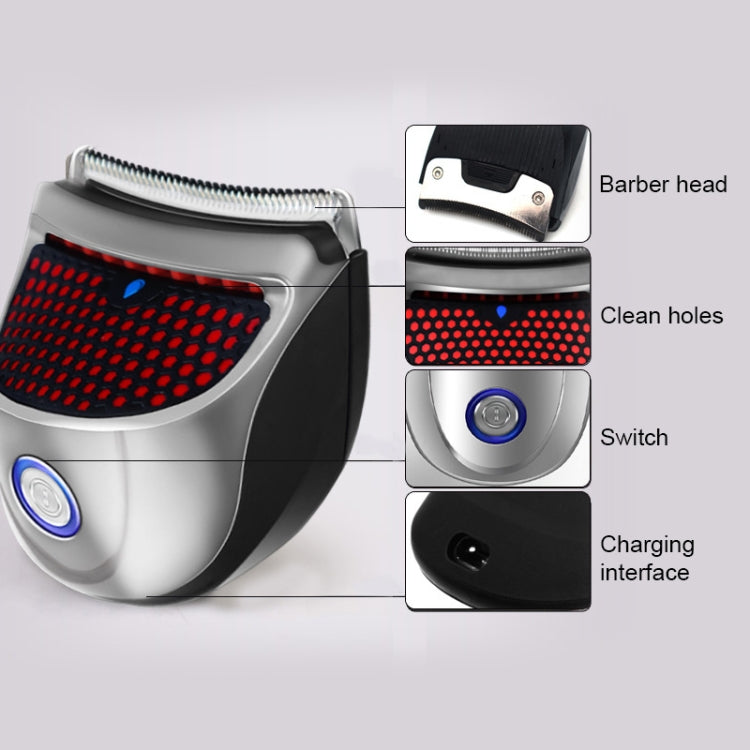 HJ-2018 Men Electric Shaver Fader Self-help Hair Clipper with Spare Cutter Head, Standard Version, CN Plug - free shipping - PMC TechLife - Order now!