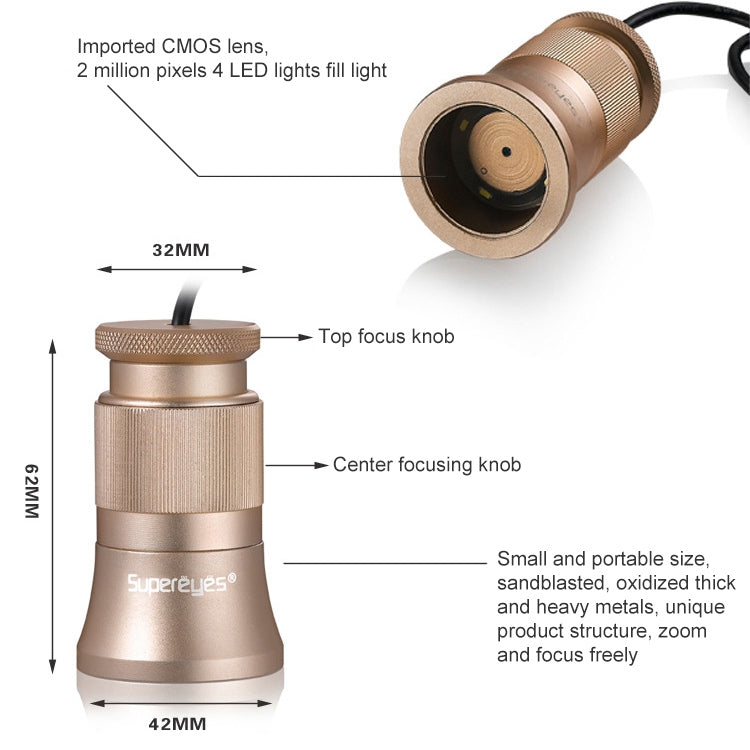Supereyes C003 Textile Clothing Gauze Electronic Cloth Mirror Density Analyzer - free shipping - PMc TechLife - Order now!