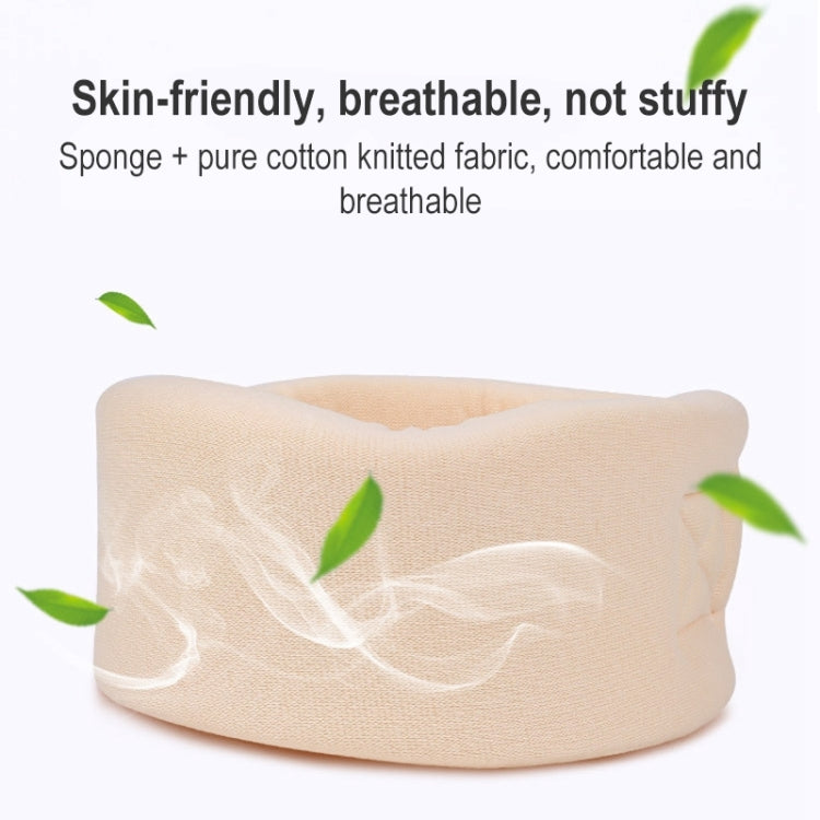 003 Household Sponge Collar Men And Women Breathable Adjustable Neck Brace, Size: L (Flesh Color) - free shipping - PMC TechLife - Order now!