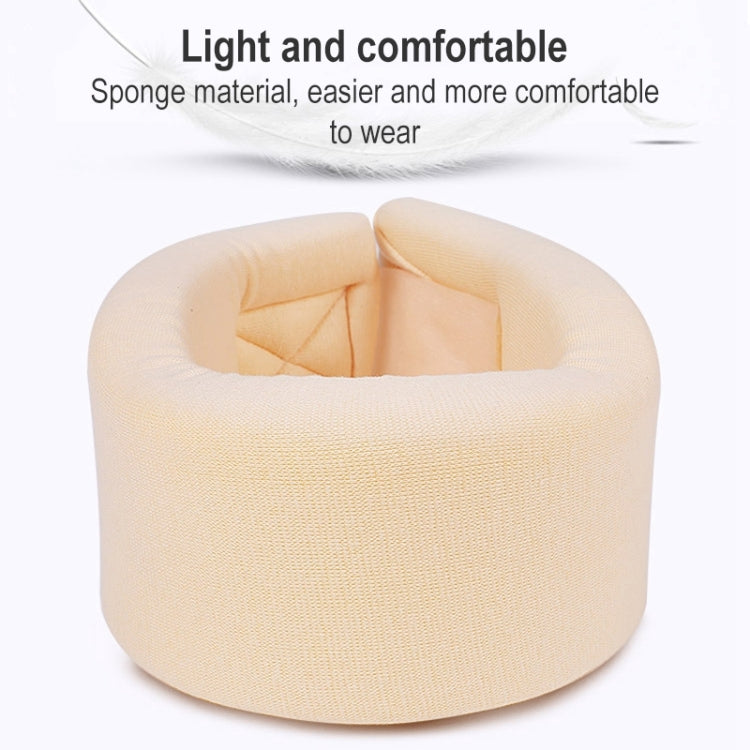 003 Household Sponge Collar Men And Women Breathable Adjustable Neck Brace, Size: L (Flesh Color) - free shipping - PMC TechLife - Order now!