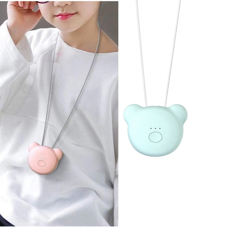 Mini Bear Style Neck Formaldehyde Negative Ion PM2.5 Removal Air Purifier for Kids (Blue) - free shipping - PMC TechLife - Order now!