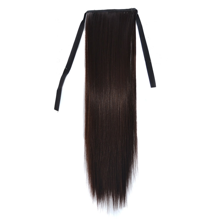 Natural Long Straight Hair Ponytail Bandage-style Wig Ponytail for Women���Length: 45cm (Black Brown) - free shipping - PMC TechLife - Order now!